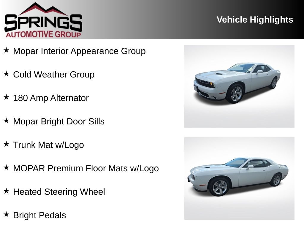 Used 2023 Dodge Challenger SXT w/ Cold Weather Group RWD video 2