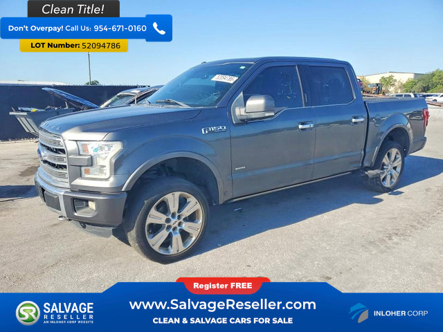 Used 2016 Ford F150 Limited w/ Trailer Tow Package