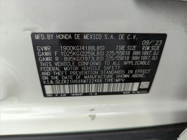 Certified 2024 Honda HR-V Sport image 23
