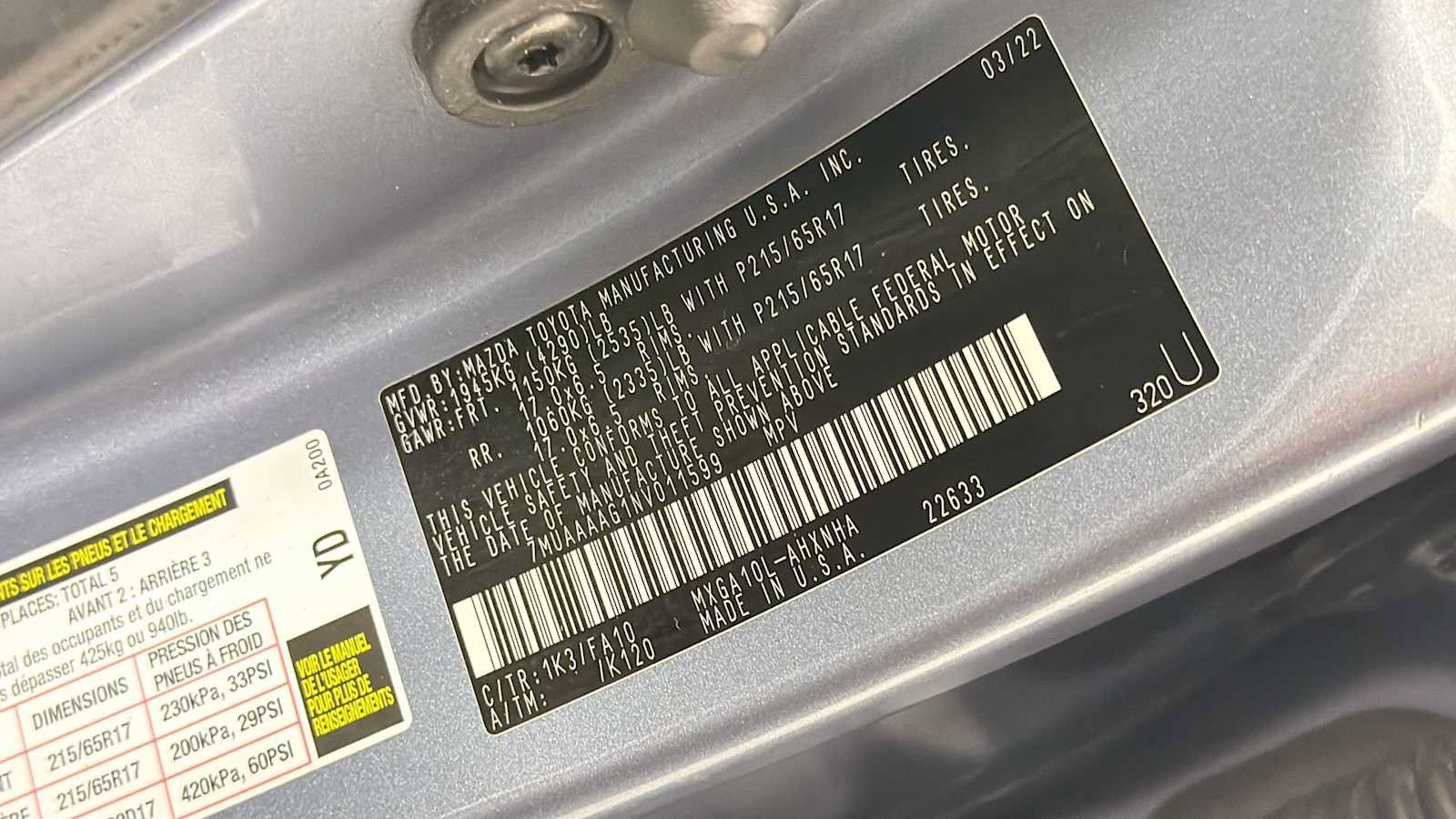 Certified 2022 Toyota Corolla Cross L FWD image 11