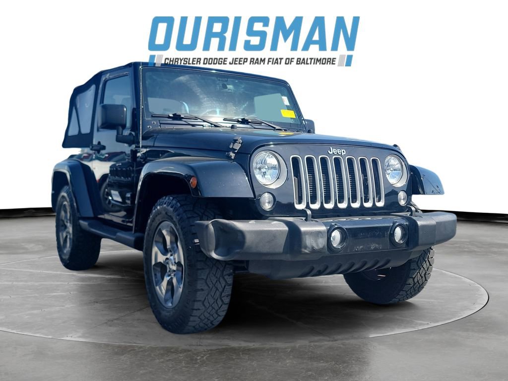 Used 2016 Jeep Wrangler Sahara w/ Connectivity Group AWD/4WD image 1