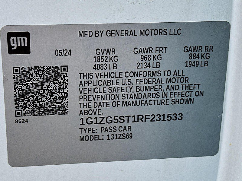 Used 2024 Chevrolet Malibu RS w/ LPO, Floor Liner Package FWD image 31