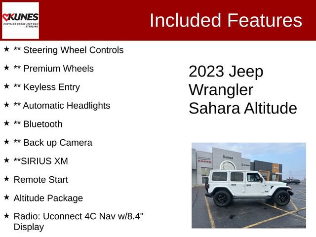 Used 2023 Jeep Wrangler Altitude image 3