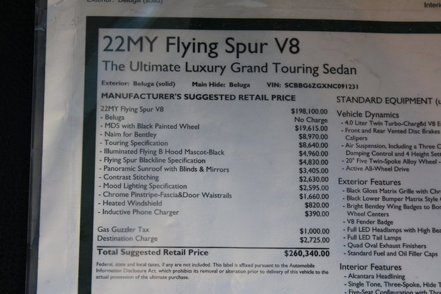 Used 2022 Bentley Flying Spur V8 image 44