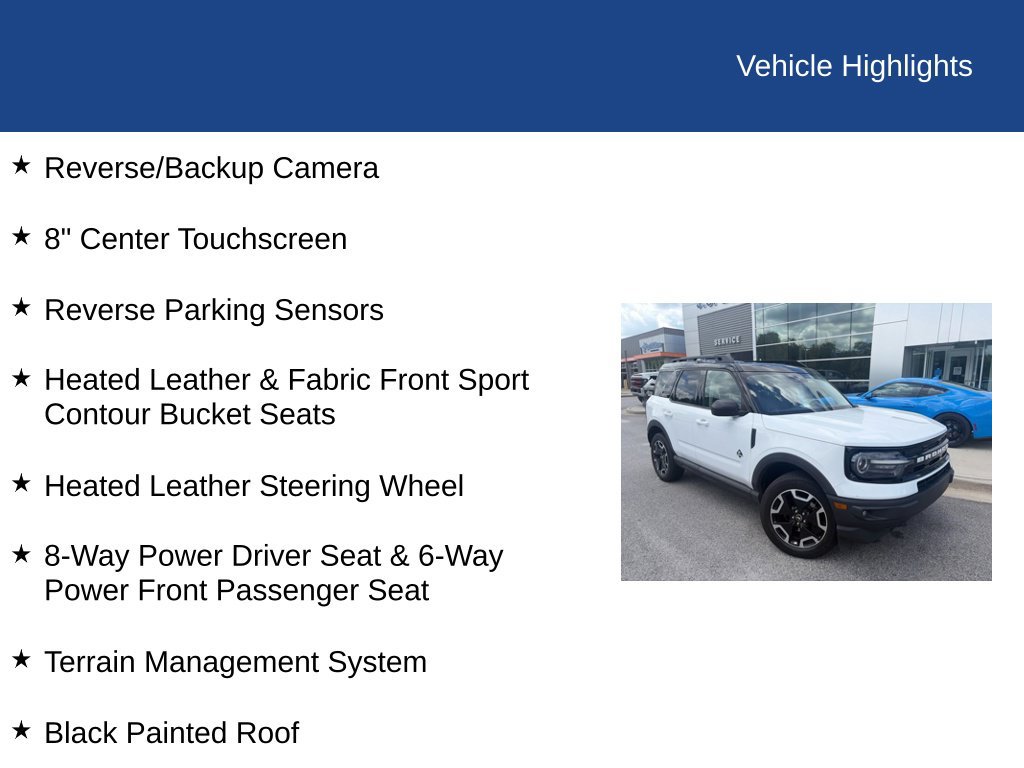 Used 2022 Ford Bronco Sport Outer Banks AWD/4WD image 30