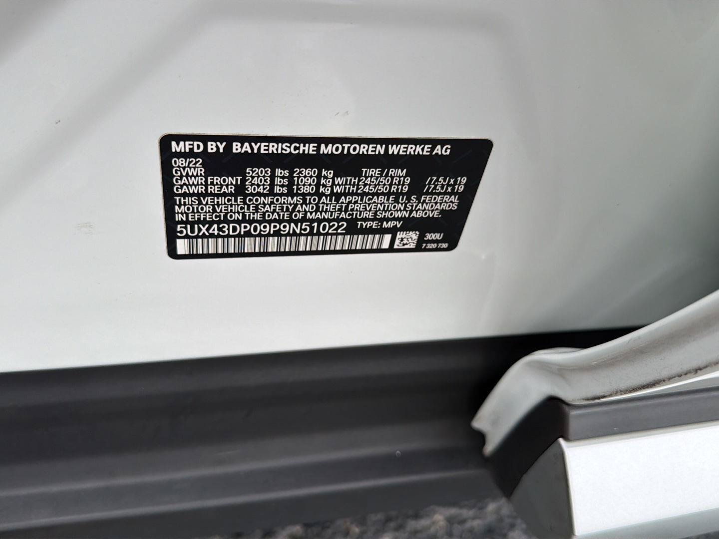Used 2023 BMW X3 sDrive30i w/ Convenience Package RWD image 42