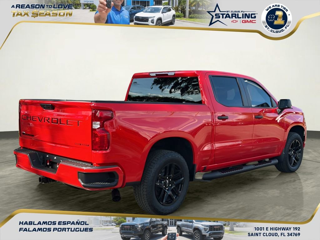 New 2026 Chevrolet Silverado 1500 Custom w/ Turbomax Blackout Package image 8