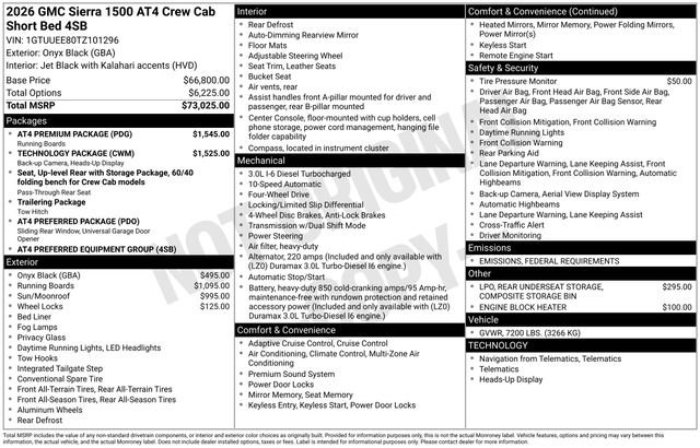 New 2026 GMC Sierra 1500 AT4 w/ AT4 Premium Package image 3