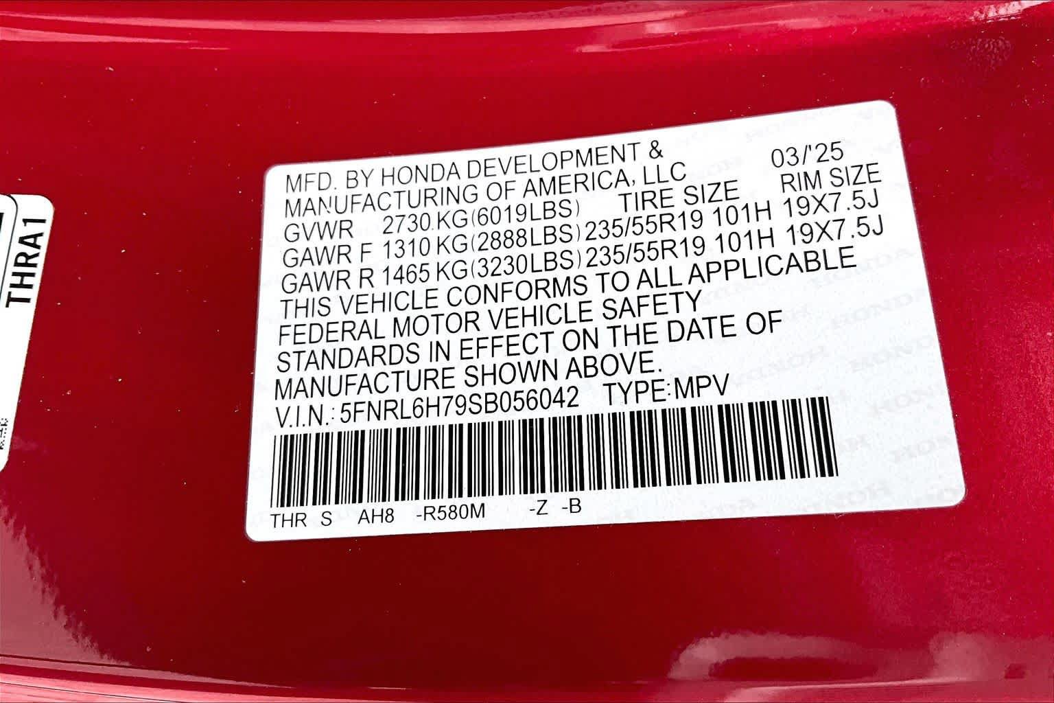 Used 2025 Honda Odyssey Sport-L image 37