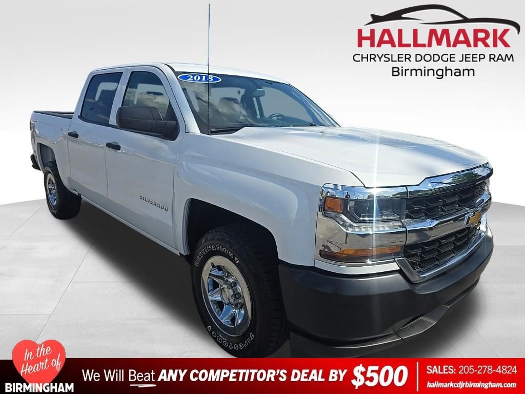 Used 2018 Chevrolet Silverado 1500 W/T w/ WT Convenience Package RWD image 1