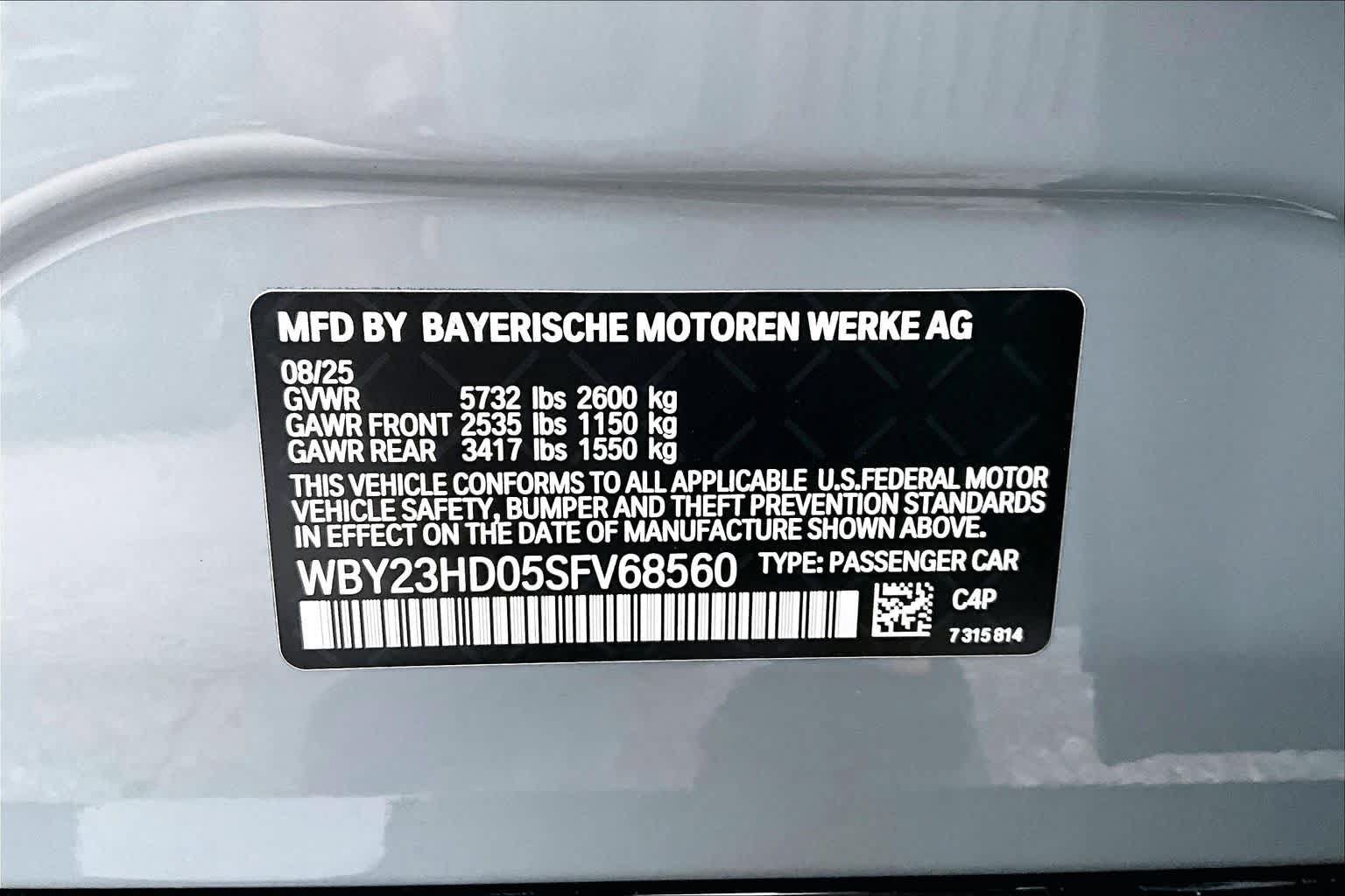 Used 2025 BMW i4 eDrive40 w/ M Sport Package RWD image 33