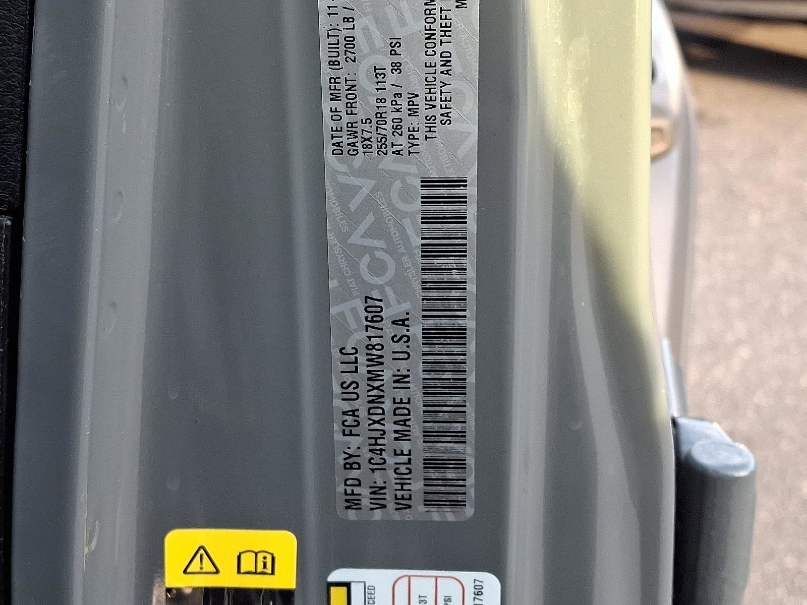 Certified 2021 Jeep Wrangler Unlimited Sport image 26