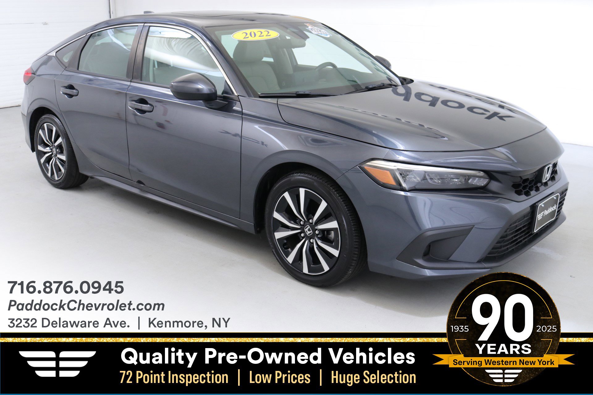 Used 2022 Honda Civic EX-L image 1