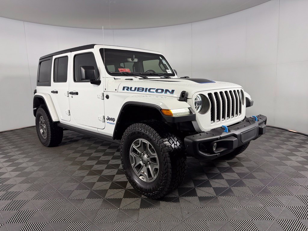Used 2021 Jeep Wrangler Unlimited Rubicon 4xe w/ Steel Bumper Group AWD/4WD image 4