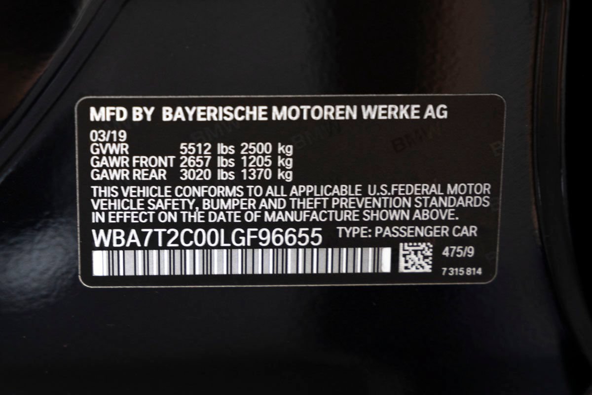 Used 2020 BMW 740i w/ M Sport Package RWD image 35