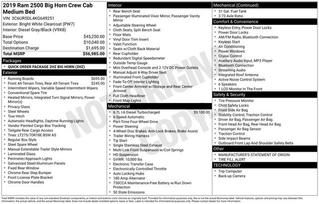 Used 2019 RAM 2500 Big Horn image 30
