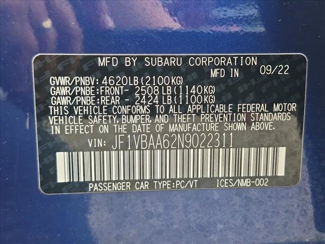 Used 2022 Subaru WRX AWD/4WD image 22