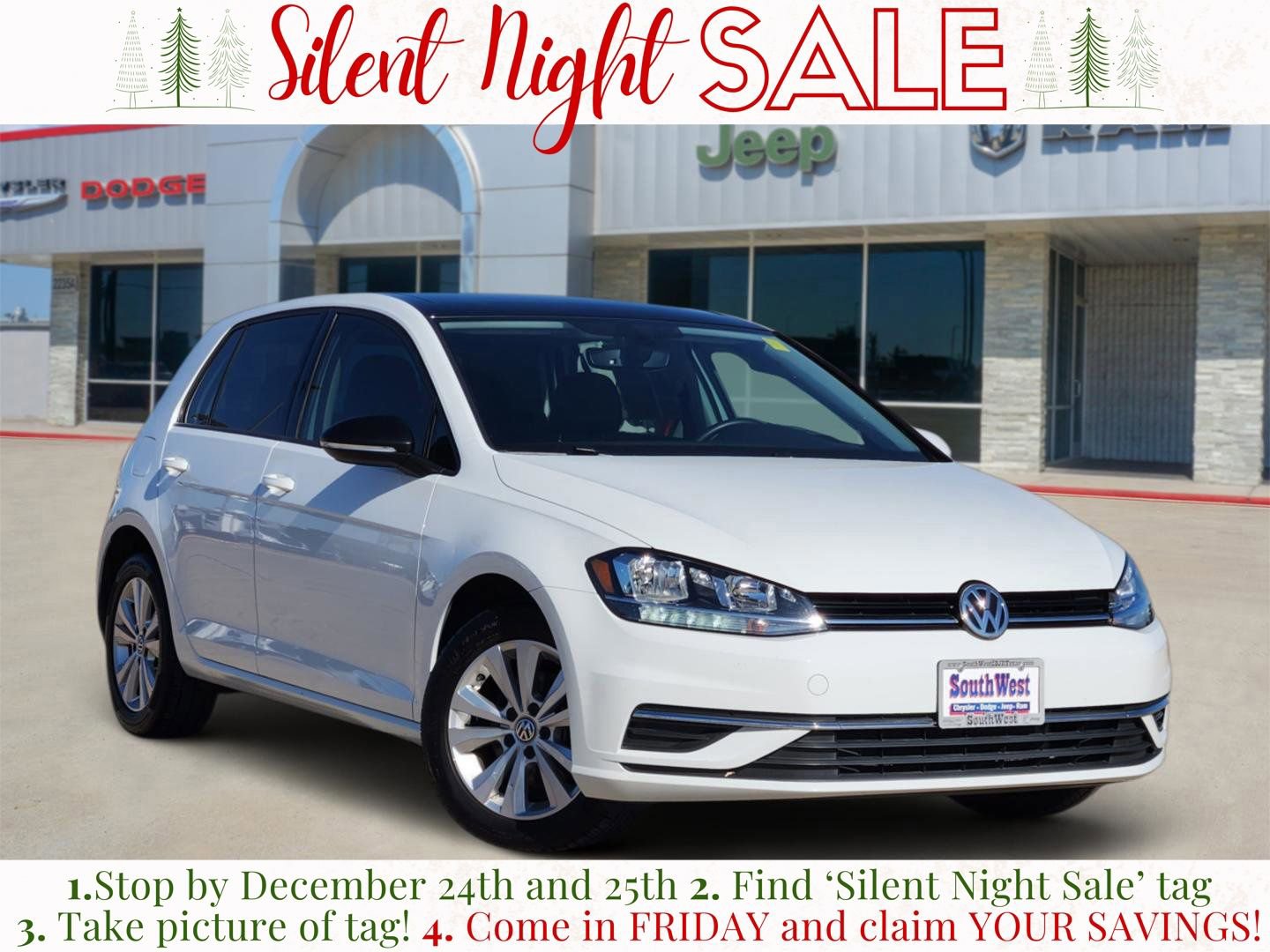 Used 2021 Volkswagen Golf 4-Door image 1