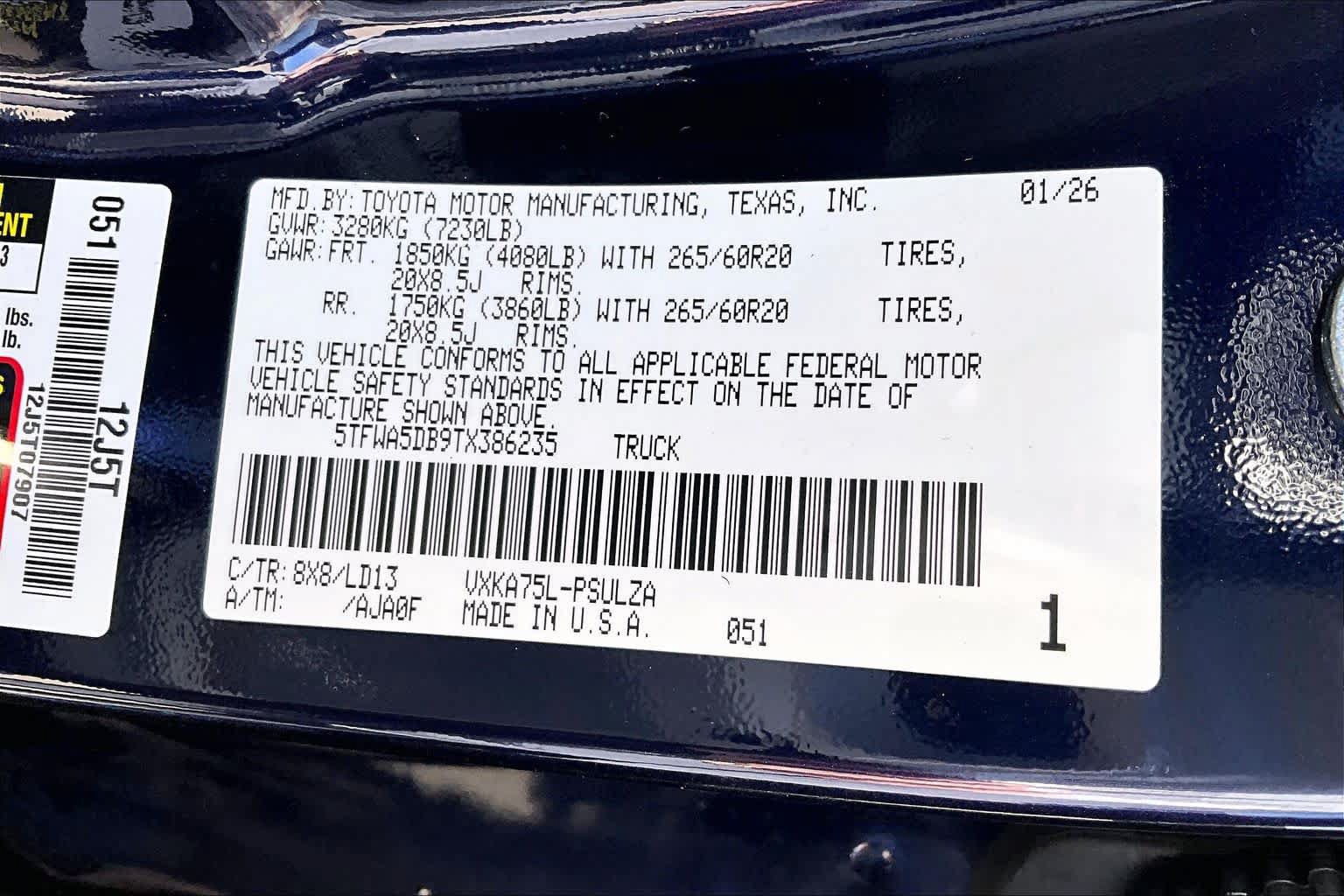 New 2026 Toyota Tundra Limited AWD/4WD image 19