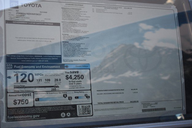 New 2027 Toyota bZ AWD/4WD image 15
