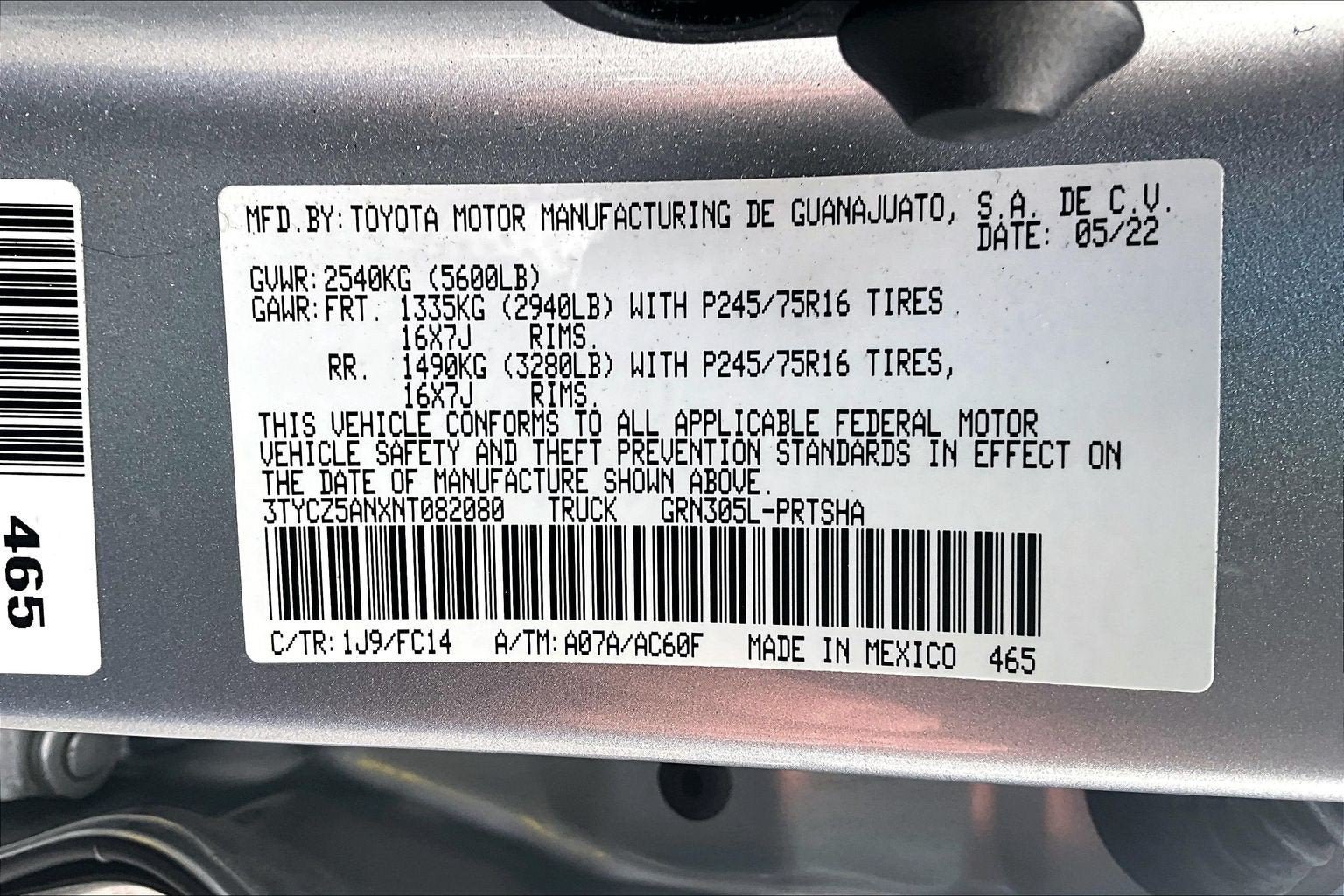 Used 2022 Toyota Tacoma SR5 AWD/4WD image 29