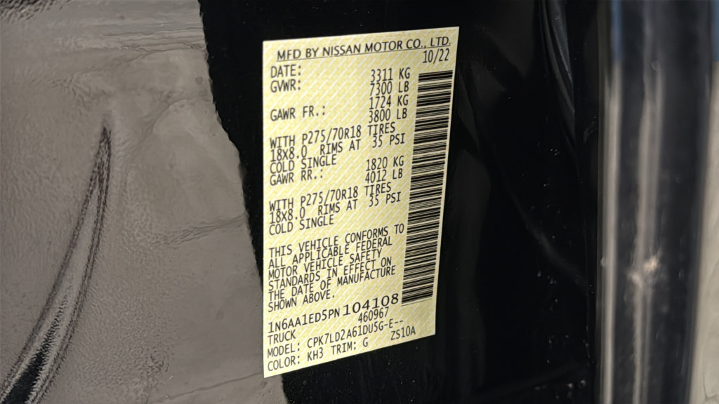 Used 2023 Nissan Titan PRO-4X w/ Pro-4x Convenience Package AWD/4WD image 26