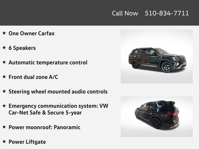 Certified 2025 Volkswagen Atlas Peak Edition SE AWD/4WD image 4