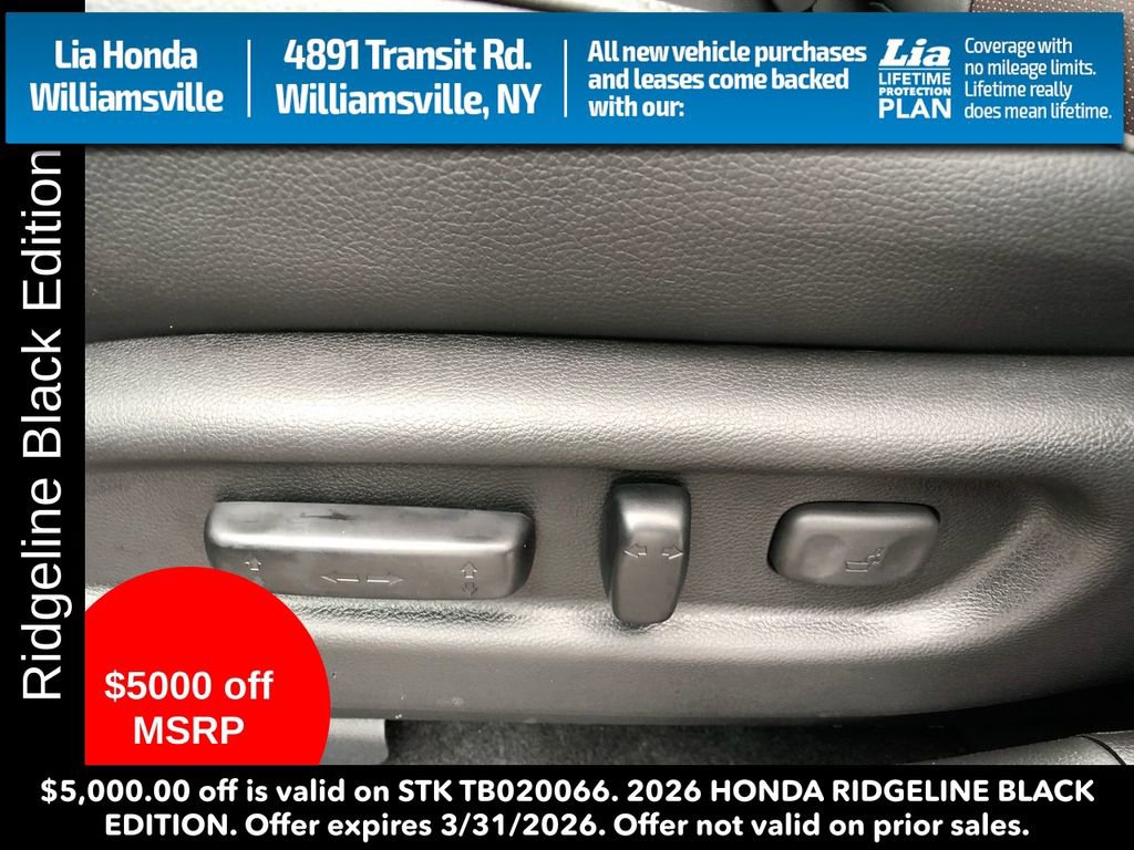 New 2026 Honda Ridgeline Black Edition image 13