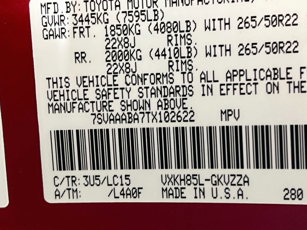 New 2026 Toyota Sequoia Capstone AWD/4WD image 25