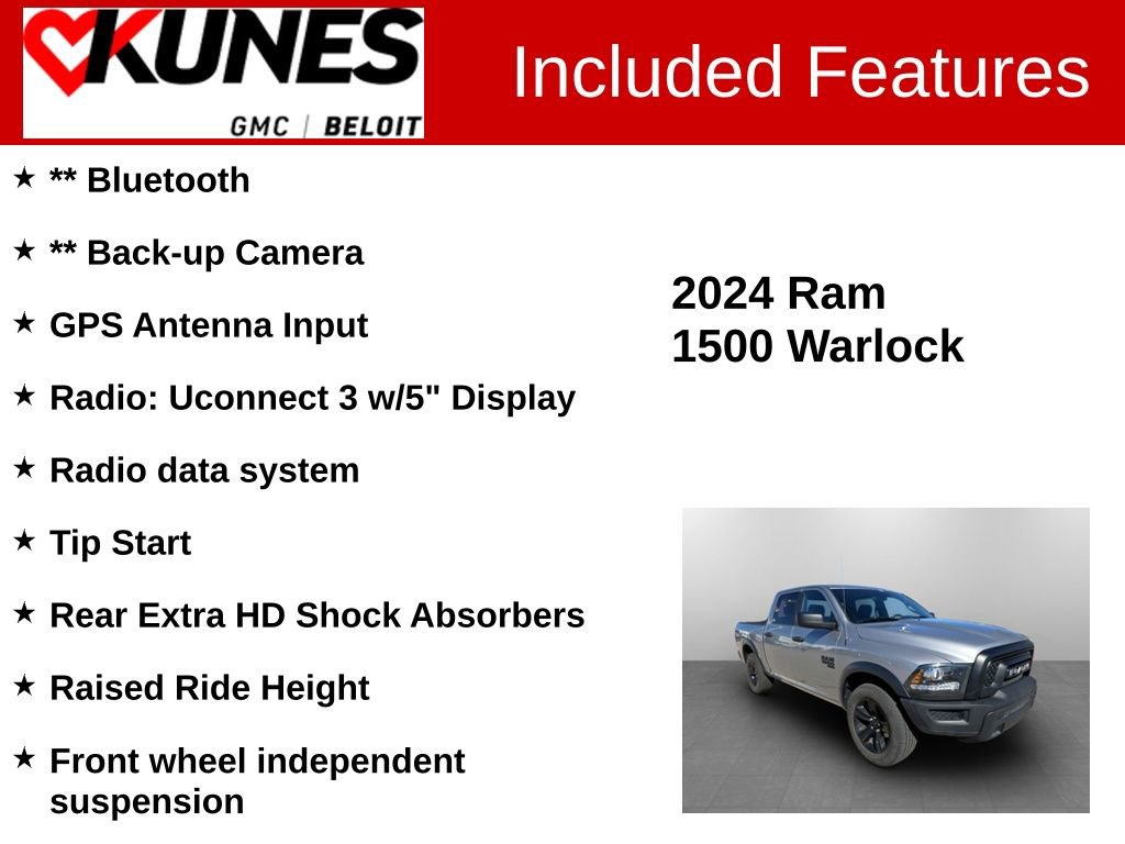 Used 2024 RAM 1500 Classic Warlock AWD/4WD video 2