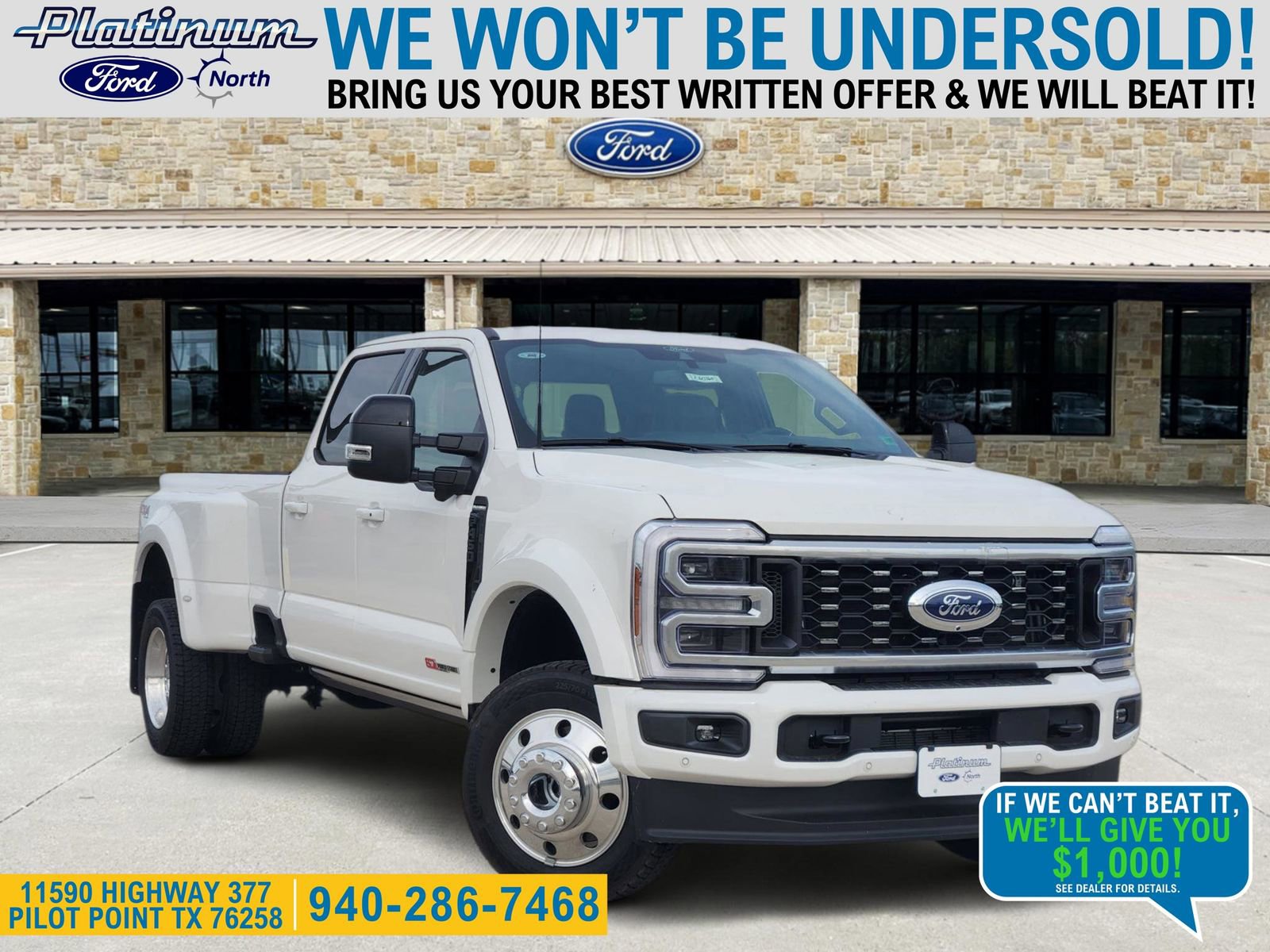 New 2026 Ford F450 Platinum w/ FX4 Off-Road Package
