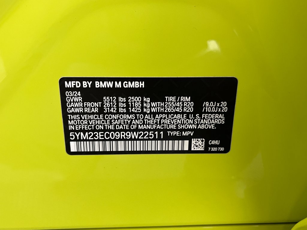 Certified 2024 BMW X4 M AWD/4WD image 28