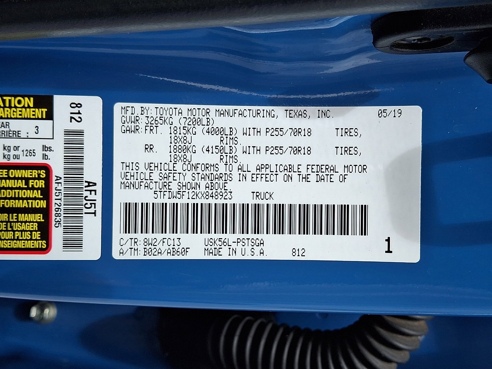 Used 2019 Toyota Tundra SR5 w/ SR5 Upgrade Package AWD/4WD image 26
