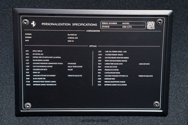 Used 2025 Ferrari 296 GTS RWD image 45