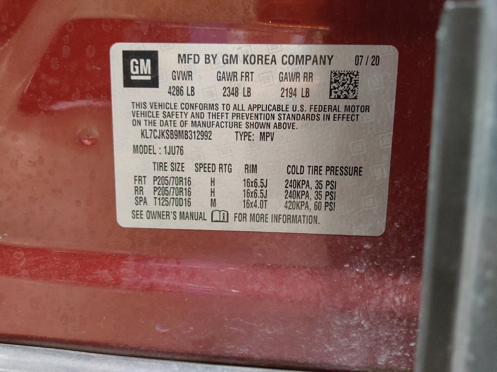 Used 2021 Chevrolet Trax LS w/ Tint and Cruise Package image 33