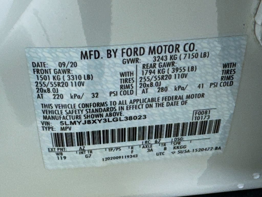 Used 2020 Lincoln Aviator Grand Touring w/ Equipment Group 301A AWD/4WD image 45