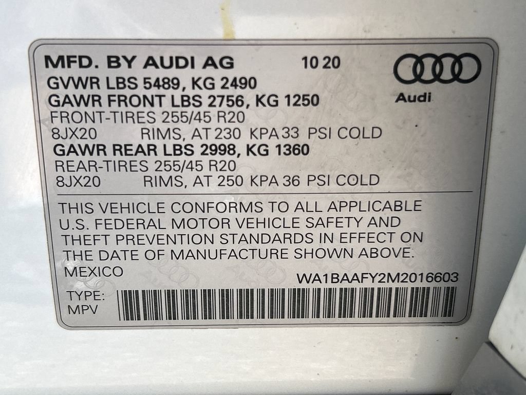 Used 2021 Audi Q5 2.0T Premium Plus w/ Premium Plus Package AWD/4WD image 34