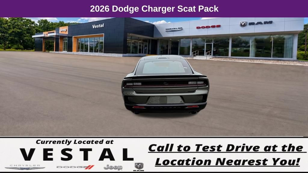 New 2026 Dodge Charger Scat Pack w/ Blacktop Package AWD/4WD image 18