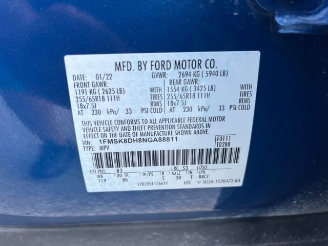 Used 2022 Ford Explorer XLT image 31