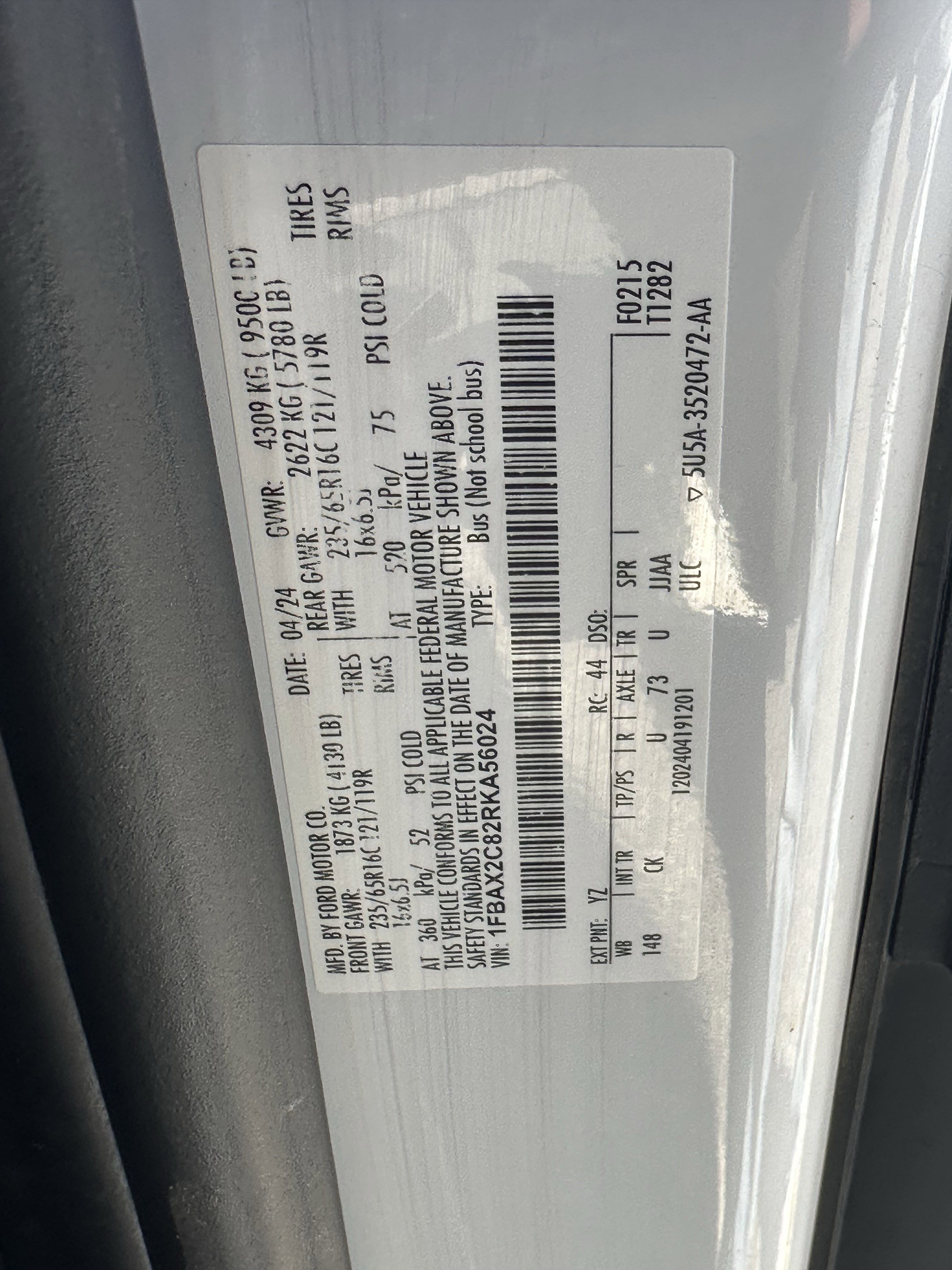 Used 2024 Ford Transit 350 XL image 34