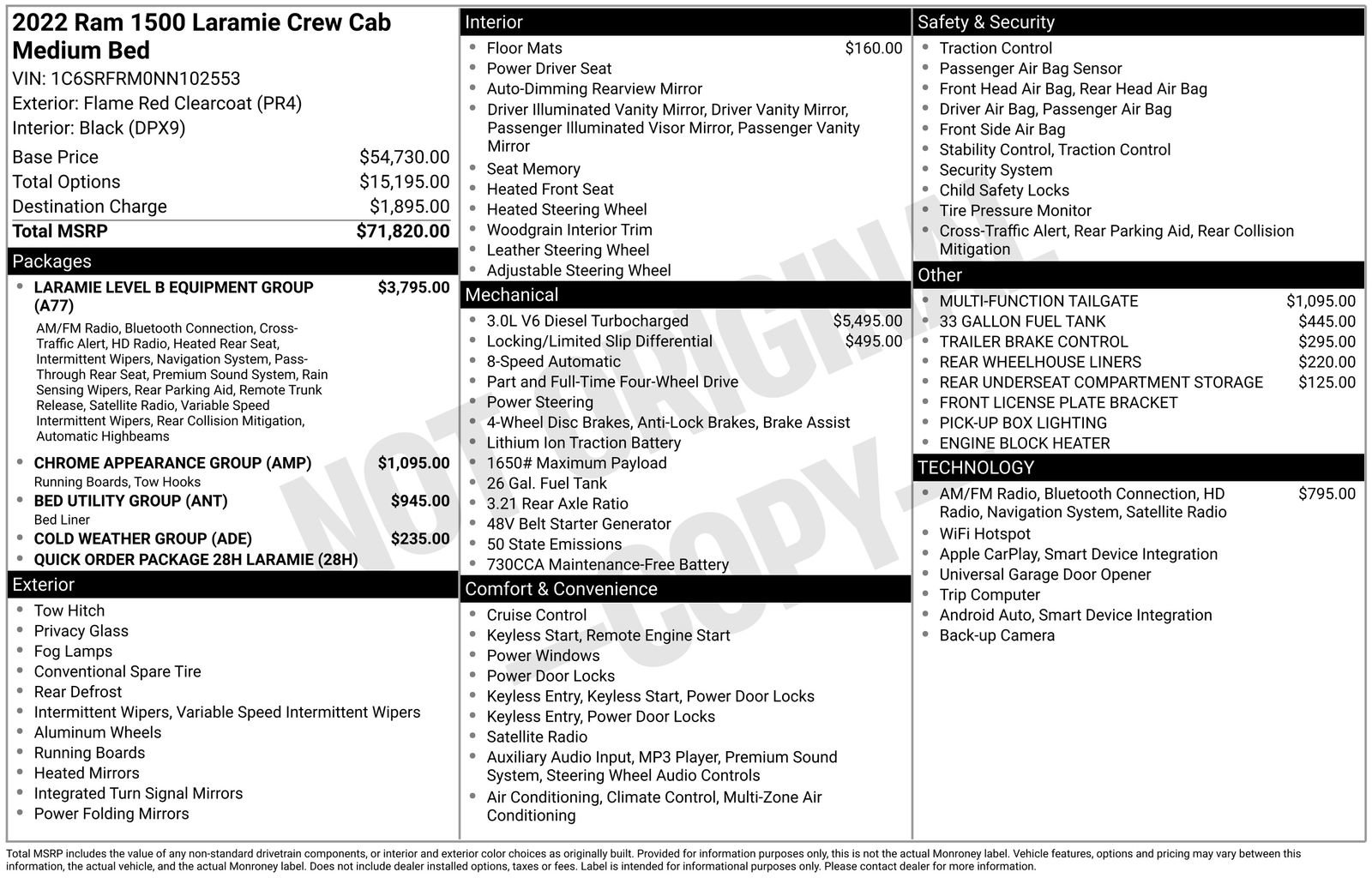 Used 2022 RAM 1500 Laramie AWD/4WD image 4