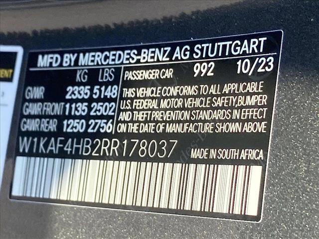 New 2024 Mercedes-Benz C 300 4MATIC Sedan image 25