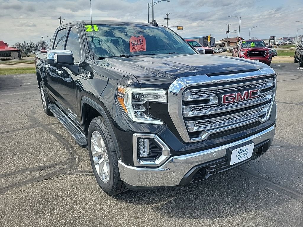 Used 2021 GMC Sierra 1500 SLT w/ SLT Premium Plus Package AWD/4WD image 3