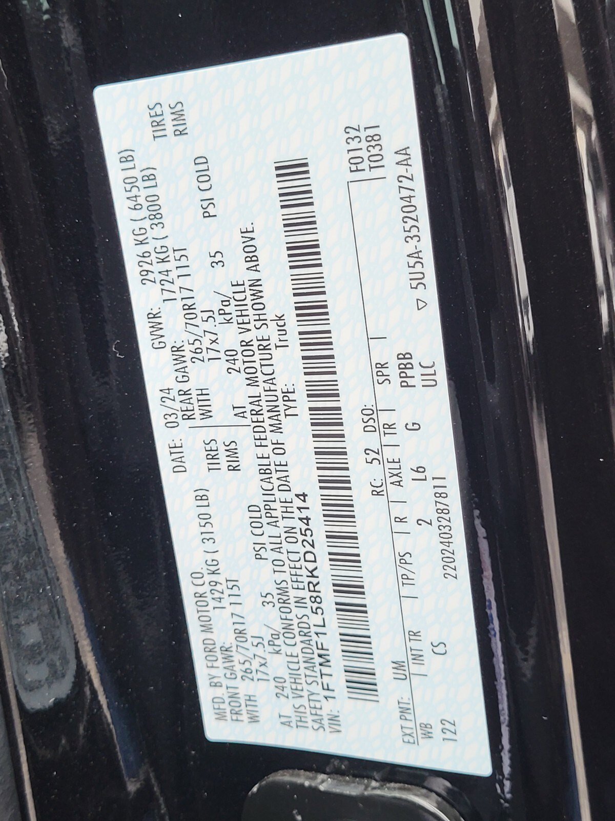 Used 2024 Ford F150 XL w/ Equipment Group 103A High image 30