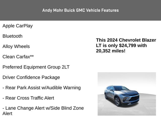 Used 2024 Chevrolet Blazer LT w/ Convenience Package image 4