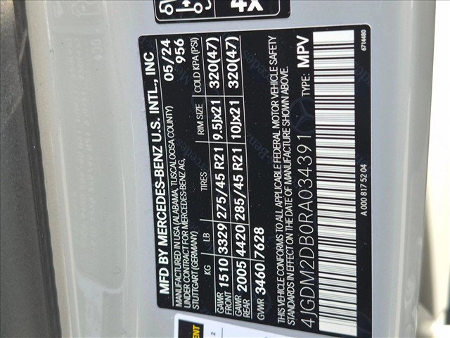 Certified 2024 Mercedes-Benz EQS 450+ SUV image 23