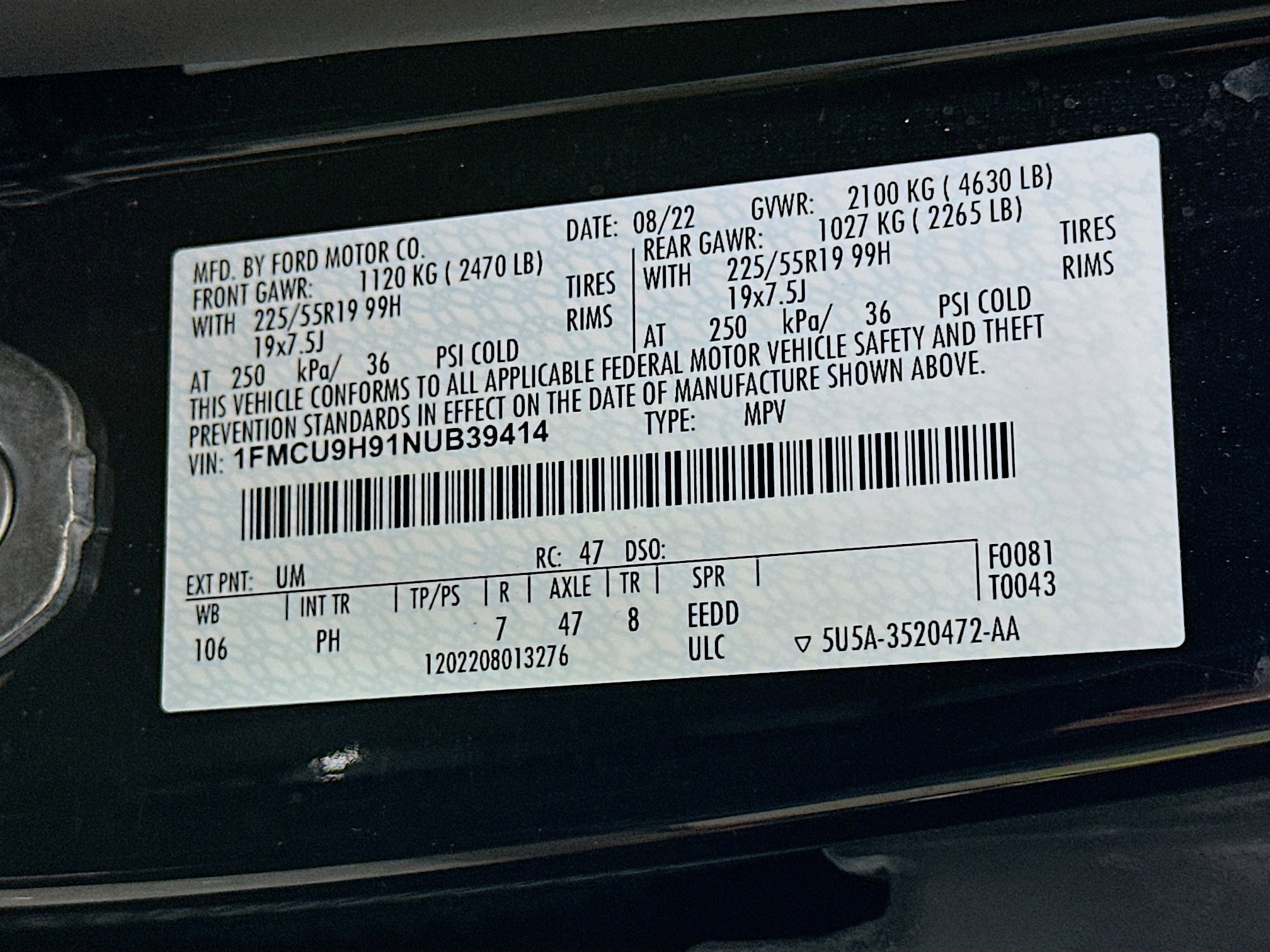 Used 2022 Ford Escape SEL w/ SEL Stealth AWD Package image 12