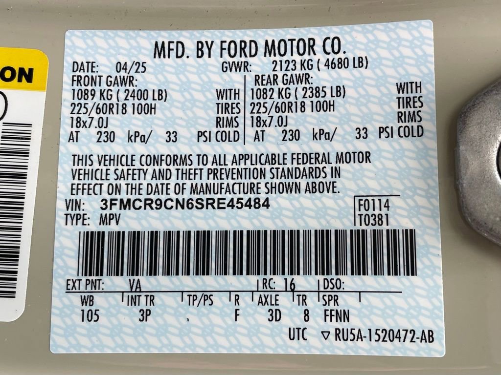 Used 2025 Ford Bronco Sport Outer Banks w/ Outer Banks Tech Package+ image 18