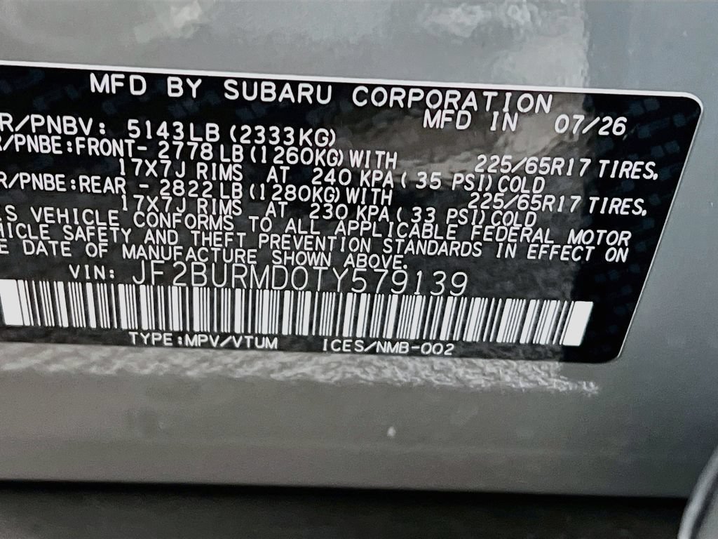 New 2026 Subaru Outback Wilderness AWD/4WD image 24