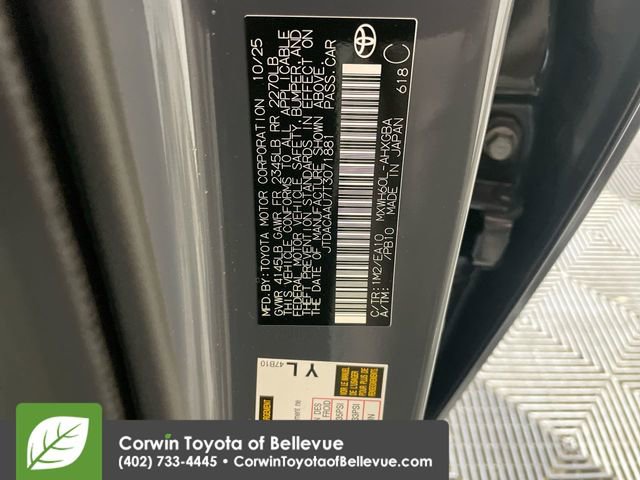 New 2026 Toyota Prius XLE image 26